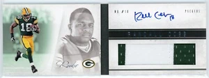 2012 Panini Playbook Randall Cobb Rookie Auto Jersey Patch Booklet /99 WR - Picture 1 of 2