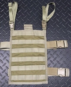 GENUINE US Military MOLLE FSBE Drop Leg Panel Khaki USMC 8465-01-529-1605 NEW - Picture 1 of 4