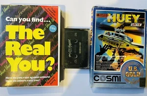 Bundle Of Commodore 64 Games Robocop, Super Huey, The Real You? - Picture 1 of 8