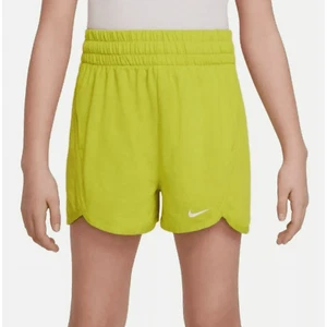 Nike Big Kids' Dri-FIT Breezy High-Waisted Training Shorts- Orange- Size L - Picture 1 of 3