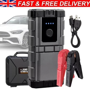 Jump Starter 1000A Portable 12 Volt Car battery Heavy duty high booster,With LED - Picture 1 of 14