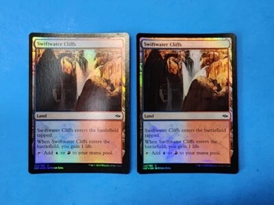 2x Swiftwater Cliffs Fate Reforged 2015 Mtg Magic Gathering Card Land 172 Foil - Image 1 of 2