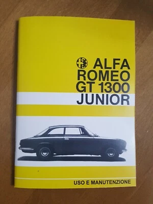 Uso e manutenzione Alfa Romeo GT 1300 Scalino cruscotto due gobbe Owners manual  - Immagine 1 di 4