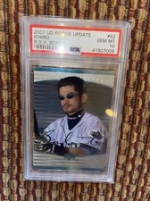 PSA 10 - 2001 Upper Deck Rookie Update #42 Suzuki Ichiro ROY Bonus Pop 1 Rookie