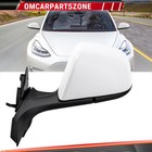 Black Left Side Mirror For Tesla Power Model 3 2017 2018-2023 Heated Memory Fold