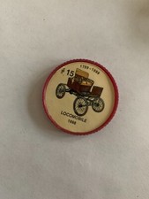 1962 Jell-O History of the Auto Coins #15 Locomobile - RARE & VINTAGE ! (inv.3)