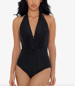 Magicsuit 6019826 Chromatique Joelle Black One-Piece Swimsuit 8 - Picture 1 of 5