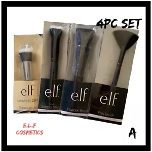 *NIB e.l.f 4pc Makeup Brush Set A - Picture 1 of 9