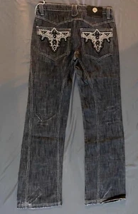 Antik Denim Womens Size 28 Black Jeans Metal Studs Rare (Brand New) Retail $240 - Picture 1 of 12