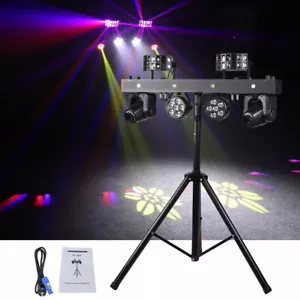 Cabezal móvil LED 4 en 1 RGBW luz efecto par con soporte para barra de equipo de discoteca - Imagen 1 de 12