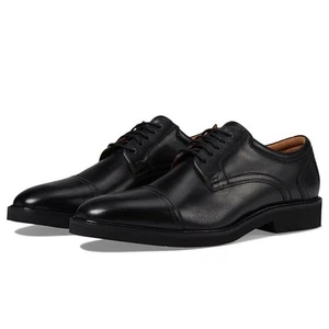 Rockport Mens Findlay Lace up Wing Tip Dress Shoes US 11 XWIDE Black Leather NIB - Picture 1 of 13