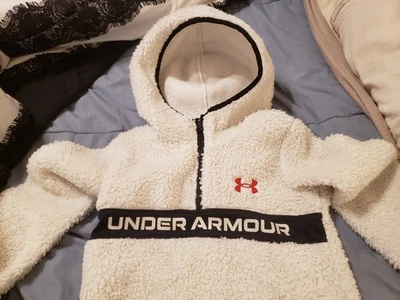Under Armour Little Boys Indispensable Sherpa 1/2 Zip Hoodie Size 6 - Image 1 of 4
