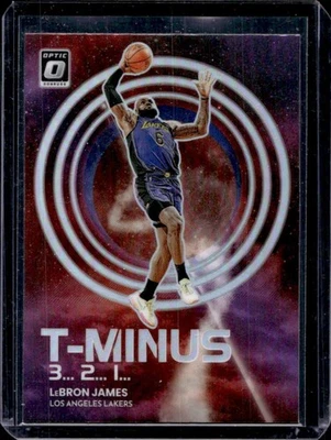 2022-23 Donruss Optic LeBron James T Minus 3...2...1... Holo #15 Lakers - Image 1 of 2