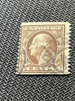 Estampilla bobina de Estados Unidos Scott #354 George Washington finamente usada Foto 1 de 2