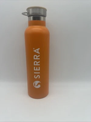 Sierra Borraccia in Acciaio Inox 24 Oz con Coperchio in Bambù - Immagine 1 di 4
