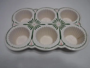 Anthropologie MAELLE Cupcake Muffin Steinzeug Keramik Muffinform Vintage - Bild 1 von 6