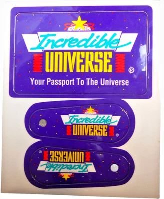 "Incredible Universe" 90s Electronics Super Store Membership Privilege Cards New - Image 1 of 4