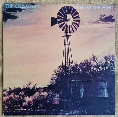 The CRUSADERS – Free As The Wind - 1977 vinyl LP - EX/EX - cleaned - Image 1 of 4