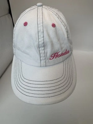 Honda White & Pink Ball Cap Hat by K Products Headwear - S2000 Logo - Image 1 of 4