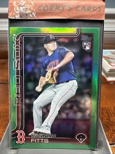 Topps Serie 2 2025 - Richard Fitts (RC) #670 Verde/99 Medias Rojas - Imagen 1 de 2