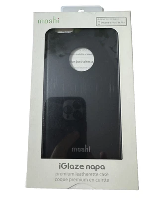 Funda de cuero sintético Moshi iGlaze Napa Premium Apple iPhone 6 Plus/6s Plus - Azul DK Foto 1 de 2