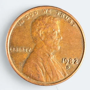 1982 D Lincoln Memorial Penny Large Date Copper 3.1 Grams DDO Doubled Die Ob. - Picture 1 of 3