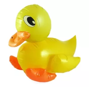 42cm PATO INFLABLE Juguete Soplado Animal Inflado Bebé Niños Fiesta Decoración - Imagen 1 de 1