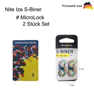 Mosquetón Nite Ize S-Biner SlideLock acero inoxidable doble bloqueo mosquetón doble 4 gr - Imagen 1 de 24