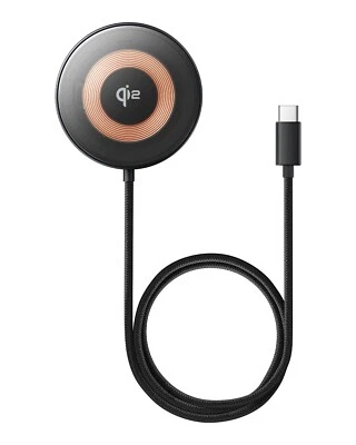 Baseus 15W Qi2 Magnetic Wireless Charger Fast Charging Pad for Cell Phone iPhone - Image 1 of 4