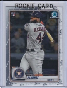 YORDAN ALVAREZ ROOKIE CARD 2020 Bowman Chrome RC Houston Astros Baseball  - Picture 1 of 2