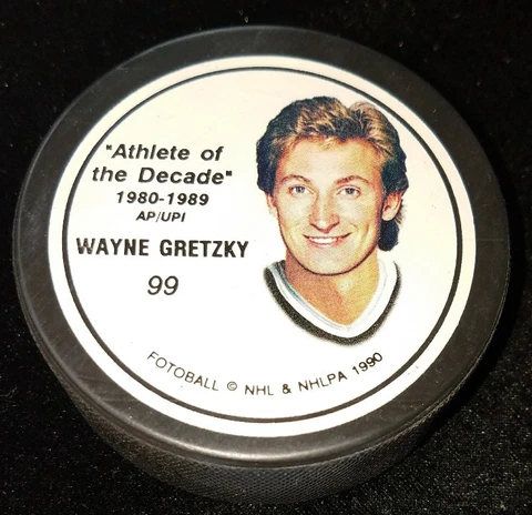 WAYNE GRETZKY HOF LOS ANGELES KINGS LA VINTAGE PUCK CANADA OLD GENERAL TIRE SLUG Cover