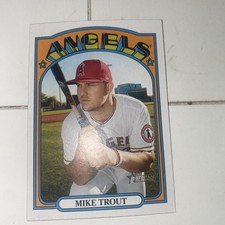 Mike Trout 2021 Topps Heritage  #169 Los Angeles Angels