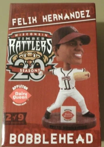 Felix Hernandez Wisconsin Timber Rattlers Bobblehead - Neu im Karton - Bild 1 von 2