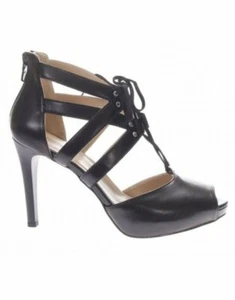 SCARPE NERO GIARDINI DONNA GLAMOUR TACCO ALTO E PLATEAUX SANDALI P805430DE NERO - Foto 1 di 5