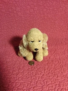 5" Russ LUV PETS GÄMSE HELLBRAUN COCKER SPANIEL Plüsch Stofftier Bohnensack Dudley - Bild 1 von 5
