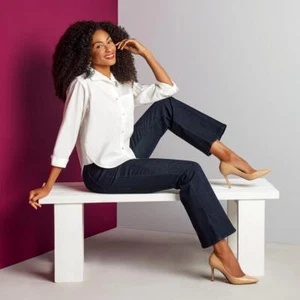 WYNNEDENIM Performance Stretch soft flair Leg Jeans CHOOSE SIZE & COLOR 833088 - Picture 1 of 10