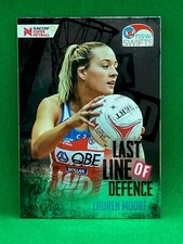 Lauren Moore Swifts Last Line of Defence 2019 Super Netball Card #LLD-10