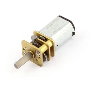 Mini Motor con engranaje reductor N20 DC 12V a 80rpm Eje de 3mm de diámetro - Imagen 1 de 2