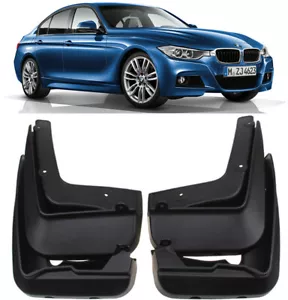 Genuine Set Splash Guards Mud Flaps FOR 2012-2018 BMW 3 Series F30 Sedan M Sport - Picture 1 of 7