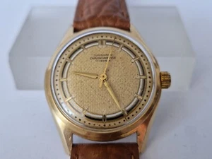 JUNGHANS Chronometer -Cal 82/1- Gold Plated Case - Mechanical -17 Jewels - Picture 1 of 9