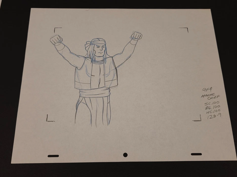 DIBUJO ANIMACIÓN PRODUCCIÓN SUPERAMIGOS DE APACHE CHIEF Foto 1 de 1