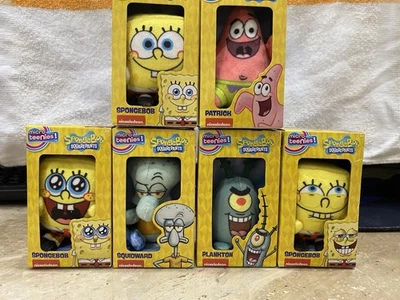 SpongeBob SquarePants Micro Teenies Plush Set Of 6 Mini Patrick Squidward New - Image 1 of 4