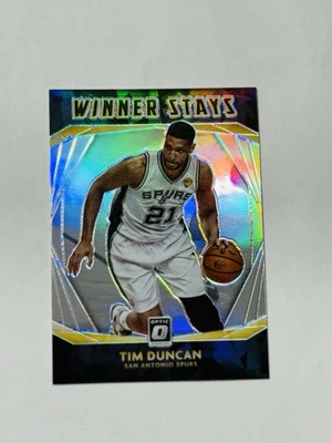2020-21 Panini Donruss Optic - Winner Stays Tim Duncan #15 Holo Prizm - Image 1 of 2