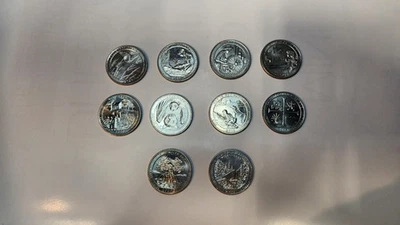 Complete set of West Point quarters (5 from 2019 and 5 from 2020) - Image 1 of 4