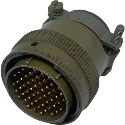 MS3116F22-55PW Cannon Circular Mil Spec Connector - Image 1 of 3