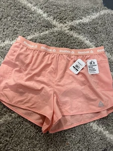 Nuevo Pantalón Corto Mujer Reebok XXL Relajado Coral Almendra - Imagen 1 de 3