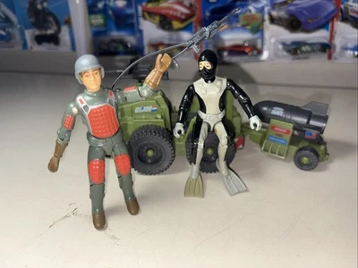 Vehículo de transporte de figuras de acción y armas GIJoe de colección casi completo Foto 1 de 4