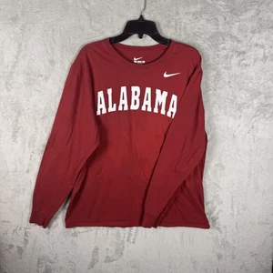 Camisa Alabama Carmesí Marea Manga Larga Para Hombres 2XL Roja NCAA Fútbol Nike Atlética - Imagen 1 de 10
