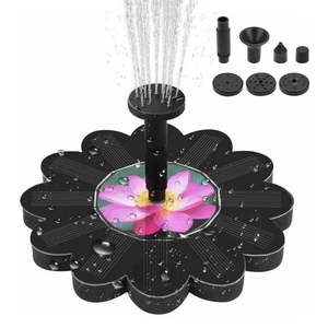 Solar Springbrunnen, Schwimmend Solarwasserpumpe für Miniteich Garten Hof NEU - Bild 1 von 19