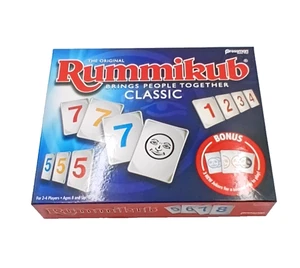 Pressman Rummikub Bonus Edition Board Game – Tile Rummy Family Game - Picture 1 of 2